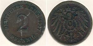 2 Pfennig Deutschland Bronze 