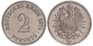 2 Pfennig Germania  