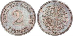 2 Pfennig Germany  