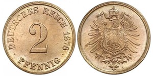 2 Pfennig 德国  