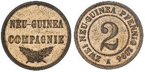 2 Pfennig 德意志帝國 (1871 - 1918) / New Guinea 銅 