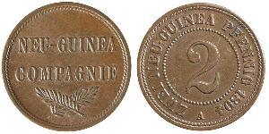 2 Pfennig 德意志帝國 (1871 - 1918) / New Guinea 銅 