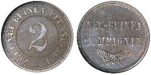 2 Pfennig 德意志帝國 (1871 - 1918) / New Guinea 銅 