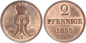 2 Pfennig 联邦州 (德国) 銅 