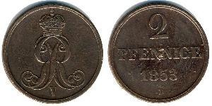 2 Pfennig 联邦州 (德国) 銅 