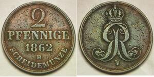 2 Pfennig 联邦州 (德国) 銅 