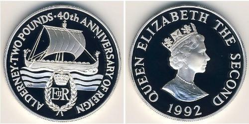 2 Pound  Argent Elizabeth II (1926-2022)