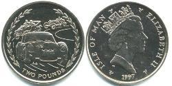 2 Pound Île de Man Bronze 