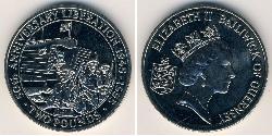 2 Pound Guernsey Copper/Nickel 