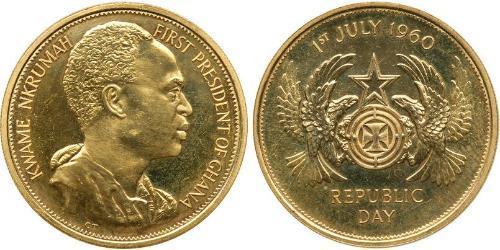 2 Pound Ghana (1957 - ) Gold 