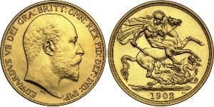 2 Pound United Kingdom of Great Britain and Ireland (1801-1922) Gold Edward VII (1841-1910)