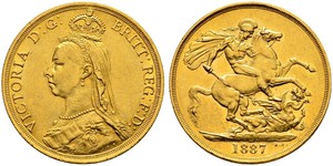 2 Pound Vereinigtes Königreich Gold Victoria (1819 - 1901)