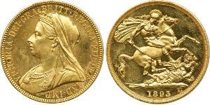 2 Pound Vereinigtes Königreich von Großbritannien und Irland (1801-1922) Gold Victoria (1819 - 1901)