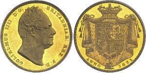 2 Pound Vereinigtes Königreich von Großbritannien und Irland (1801-1922) / Vereinigtes Königreich Gold Wilhelm IV (1765-1837)