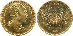 2 Pound Ghana (1957 - ) Oro 