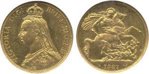 2 Pound Regno Unito  Oro Vittoria (1819 - 1901)