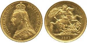 2 Pound Regno Unito  Oro Vittoria (1819 - 1901)