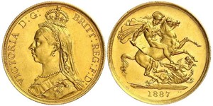 2 Pound Reino Unido Oro Victoria (1819 - 1901)