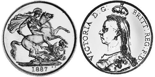 2 Pound  Oro Victoria (1819 - 1901)