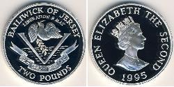 2 Pound Jersey (1066 - ) Plata 