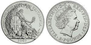 2 Pound Vereinigtes Königreich (1922-) Silber Elizabeth II (1926-2022)