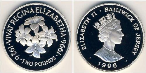 2 Pound Jersey (1066 - ) Silver 