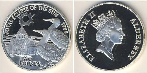2 Pound United Kingdom (1922-) Silver Elizabeth II (1926-2022)