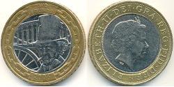 2 Pound Vereinigtes Königreich (1922-)  Elizabeth II (1926-2022)