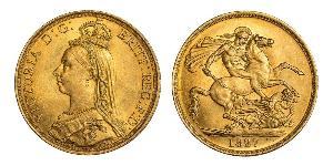 2 Pound 英国 金 维多利亚 (英国君主)