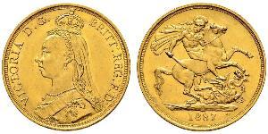 2 Pound 英国 金 维多利亚 (英国君主)