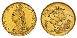 2 Pound 英国 金 维多利亚 (英国君主)