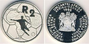 2 Rand Sudafrica (1910 - ) Argento 