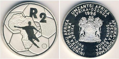2 Rand Sudafrica (1910 - ) Argento 