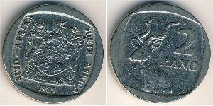 2 Rand South Africa (1910 - ) Copper/Nickel 