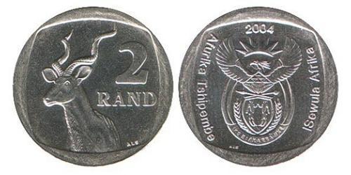 2 Rand Afrique du Sud (1910 - ) Cuivre/Nickel 