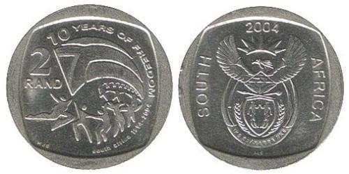 2 Rand Südafrika (1910 - ) Kupfer/Nickel 
