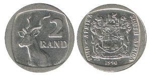 2 Rand Sudáfrica (1910 - ) Níquel/Cobre 