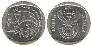 2 Rand Sudáfrica (1910 - ) Níquel/Cobre 