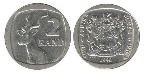 2 Rand Sudáfrica (1910 - ) Níquel/Cobre 