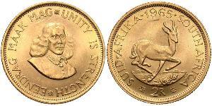 2 Rand Sudáfrica (1910 - ) Oro 