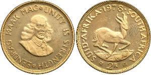 2 Rand Sudáfrica (1910 - ) Oro 