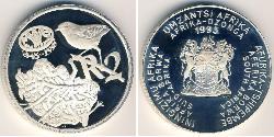 2 Rand Sudáfrica (1910 - ) Plata 