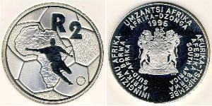 2 Rand Sudáfrica (1910 - ) Plata 