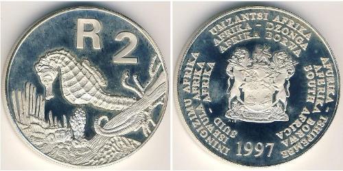 2 Rand South Africa (1910 - ) Silver 