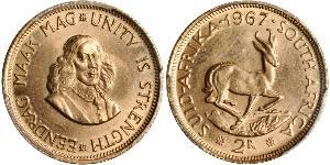 2 Rand 南非 (1910 - ) 金 