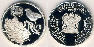 2 Rand 南非 (1910 - ) 銀 