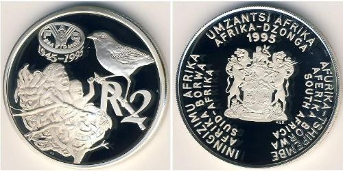 2 Rand 南非 (1910 - ) 銀 