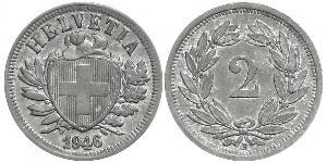2 Rappen Suisse Bronze 