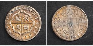 2 Real Empire espagnol (1700 - 1808) Argent 