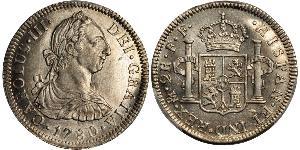 2 Real Nouvelle-Espagne (1519 - 1821) Argent Charles III d